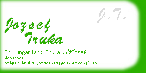 jozsef truka business card